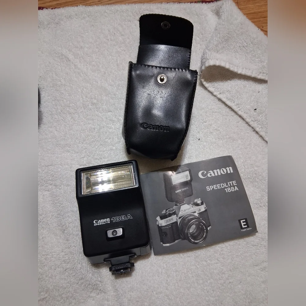 Canon AE-1 Program 35mm Film Camera with Flash - Black Made In Japan